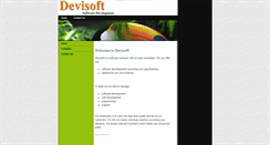 Desktop Screenshot of devisoft.com